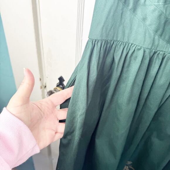 Her Universe Exclusive Marvel Loki Dress Green Gold Superhero Cosplay Pockets L - Picture 7 of 14